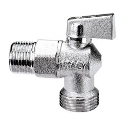 Кран угловой  для стиральных машин 1/2" х 3/4"