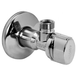 Кран угловой для гибкой подводки 1/2х3/8"