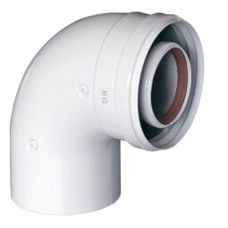 Коаксиальный DN 60/100 отвод 90 o