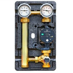Насосная группа до 85 кВт. UK без смесителя, с насосом Grundfos UPM3 Hybrid 32-70* 1 1/4 ME 66812.36