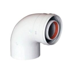 Угловое колено DN60/100 90°