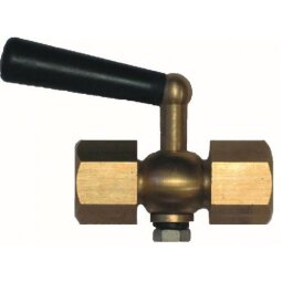 Запорный кран для манометра RM 15-MM , внутр./внутр. резьба 1/2"  16 бар